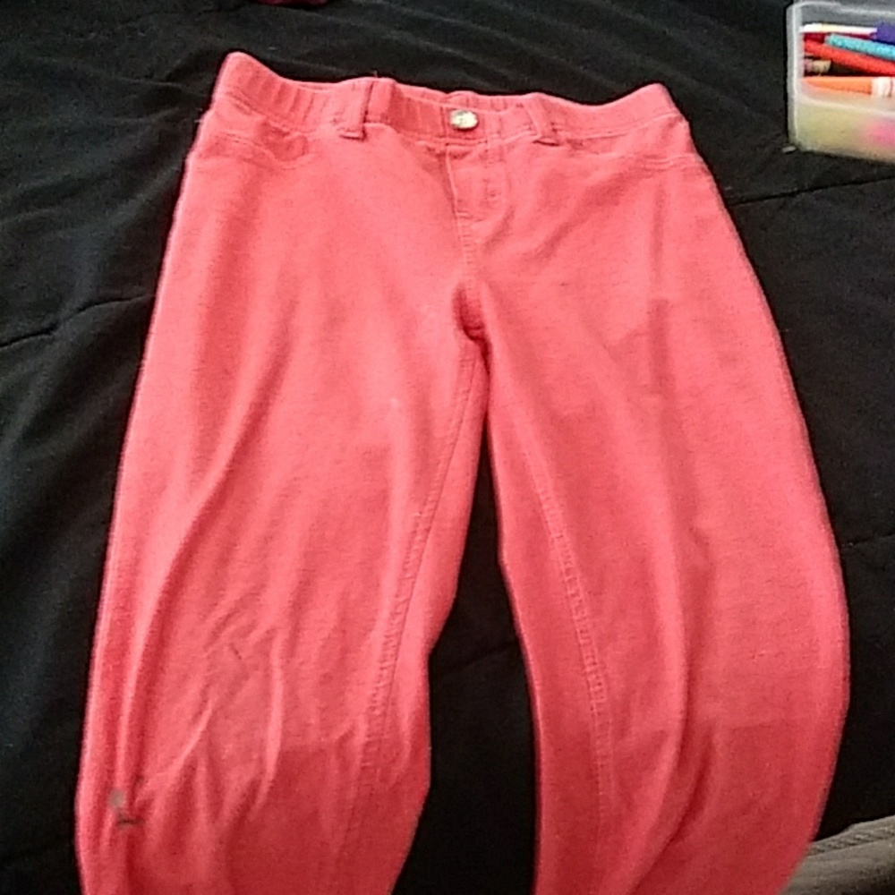 Orange pants